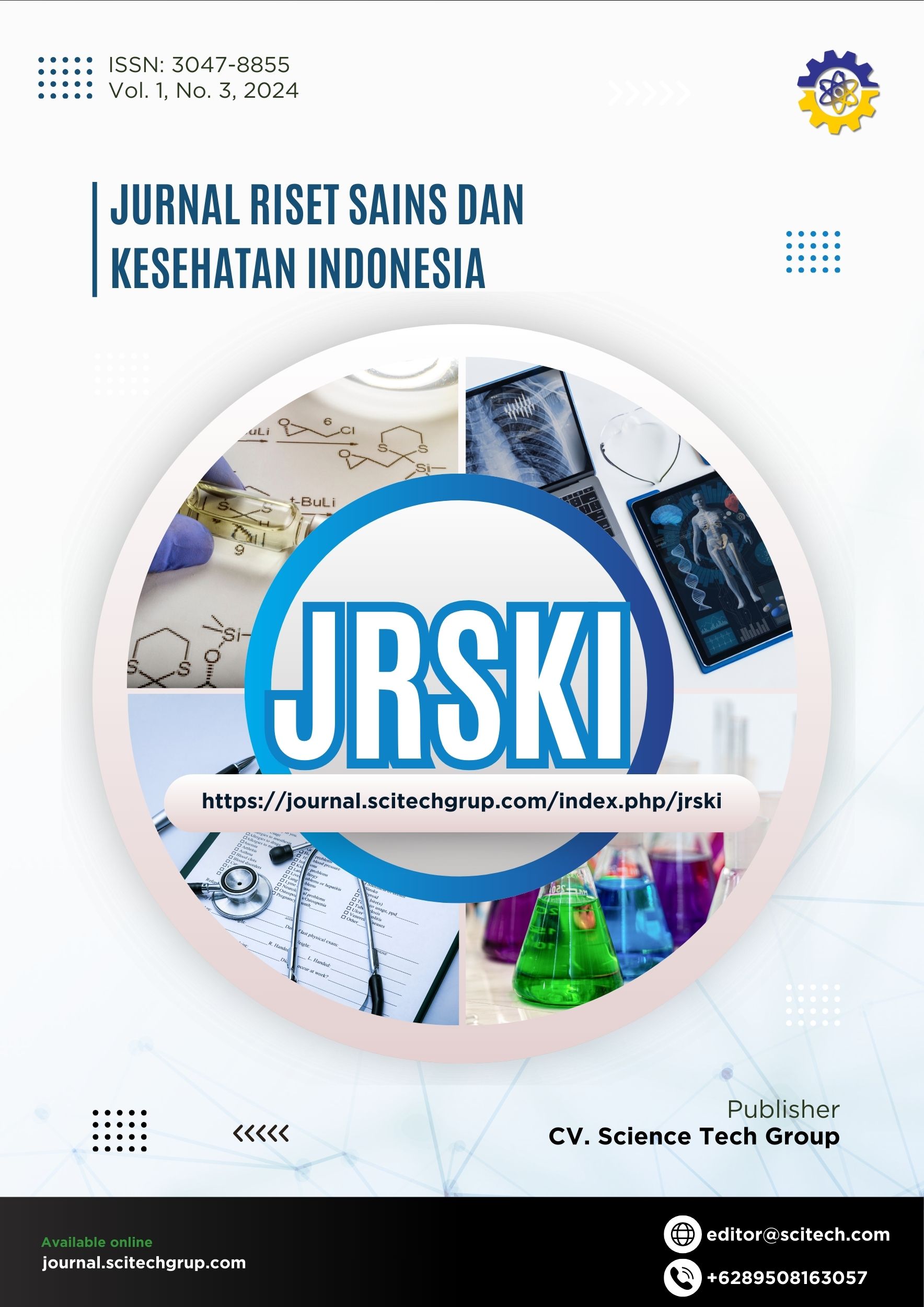 					View Vol. 1 No. 3 (2024): Jurnal Riset Sains dan Kesehatan Indonesia
				