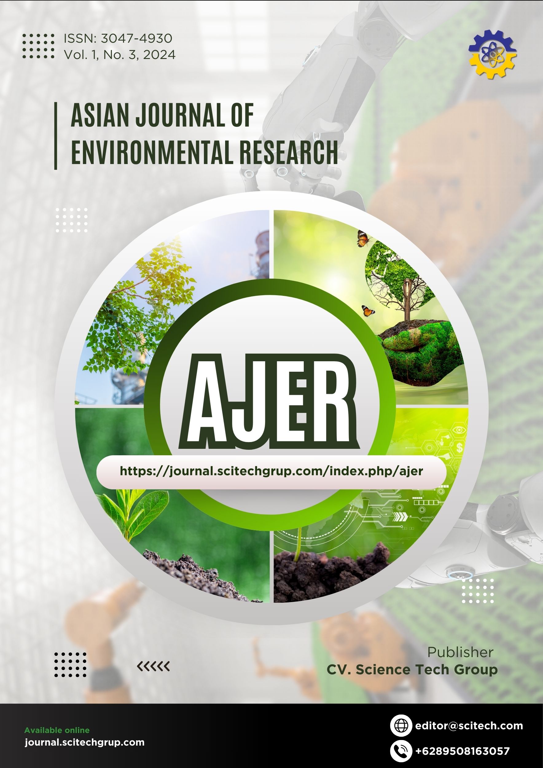 					View Vol. 1 No. 3 (2024): Asian Journal of Environmental Research
				