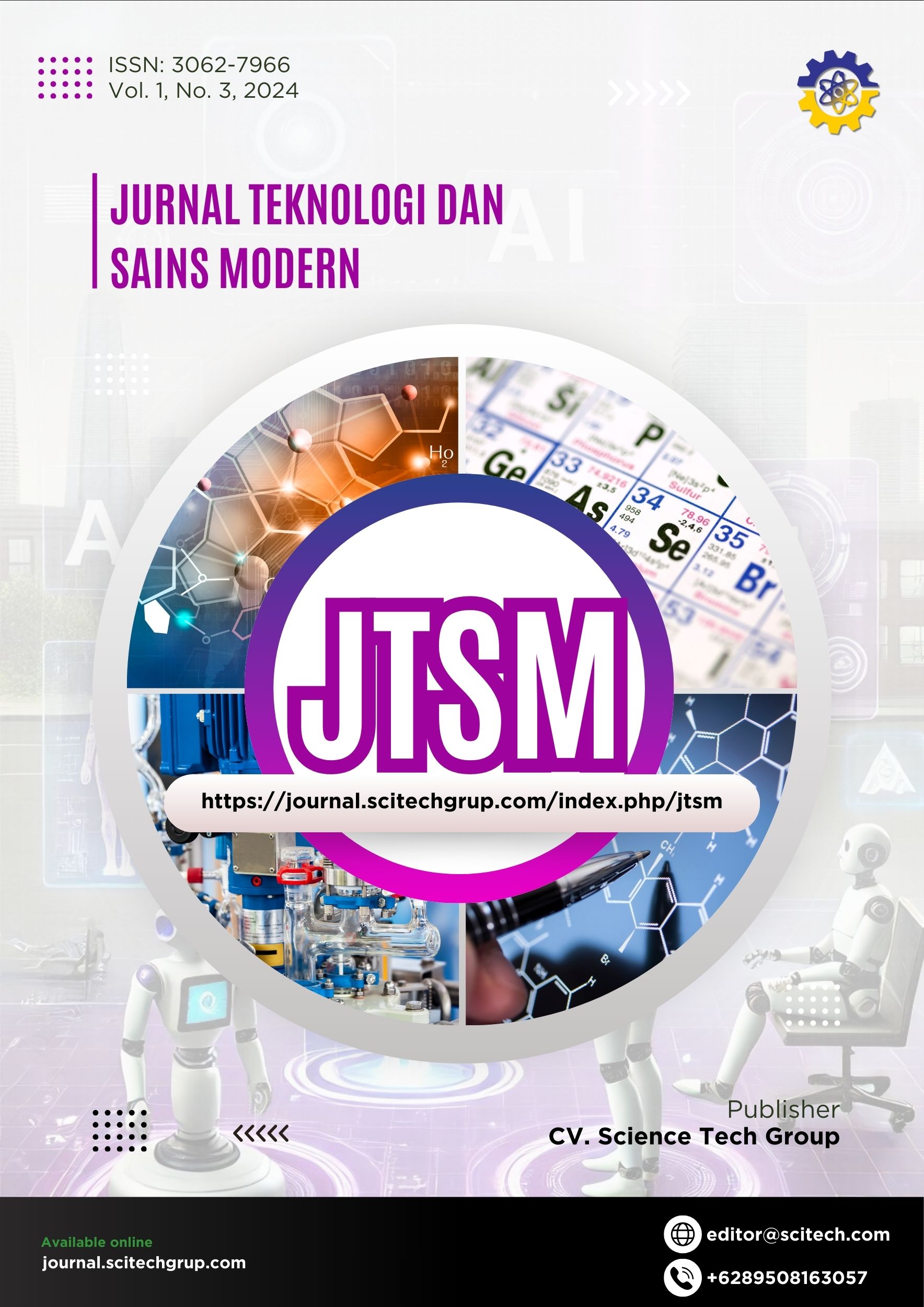 					View Vol. 1 No. 3 (2024): Jurnal Teknologi dan Sains Modern
				