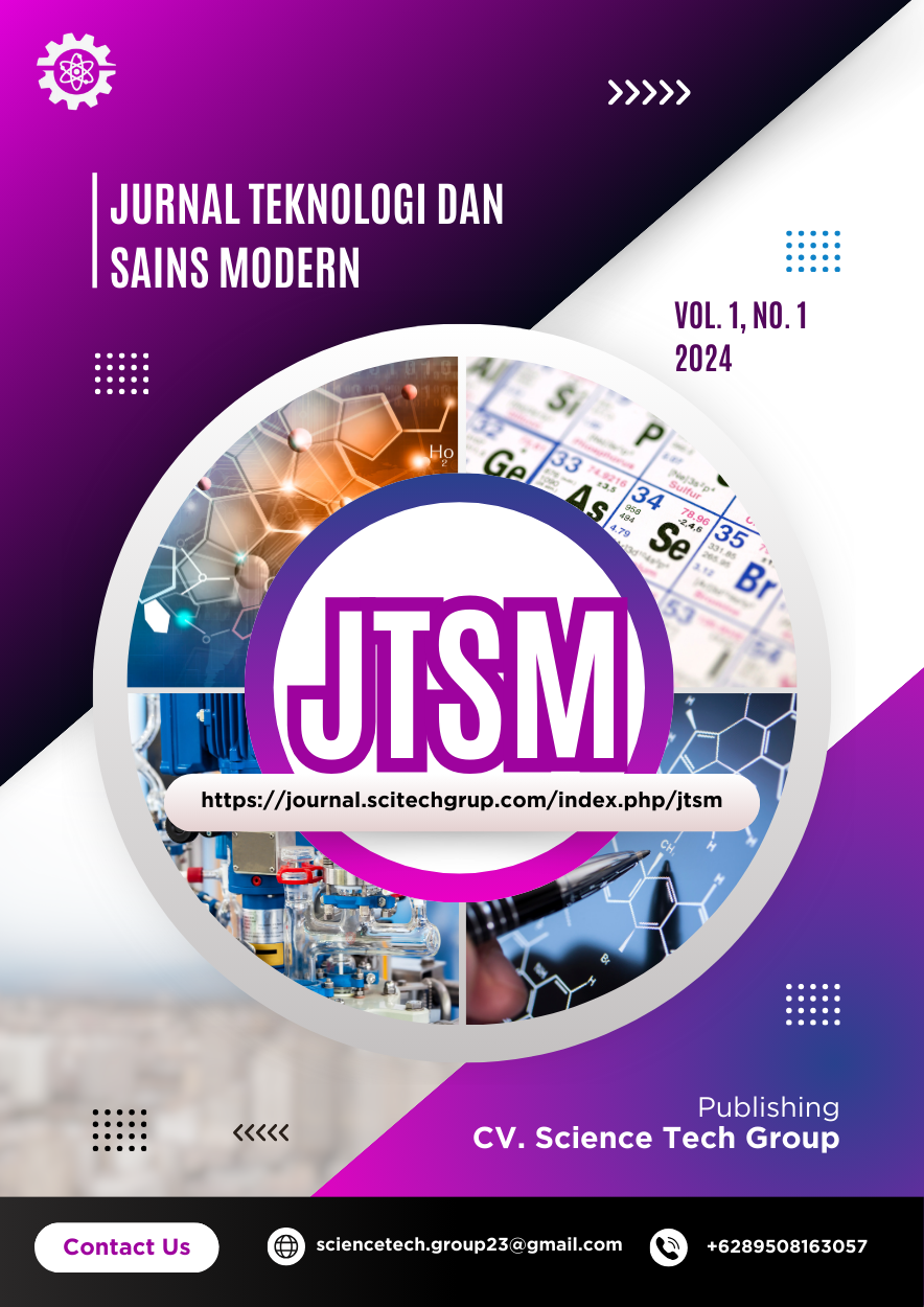 					View Vol. 1 No. 1 (2024): Jurnal Teknologi dan Sains Modern
				